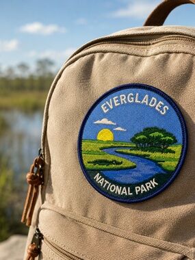 Everglades National Park Patch – Embroidered Florida Wetlands Wildlife Travel